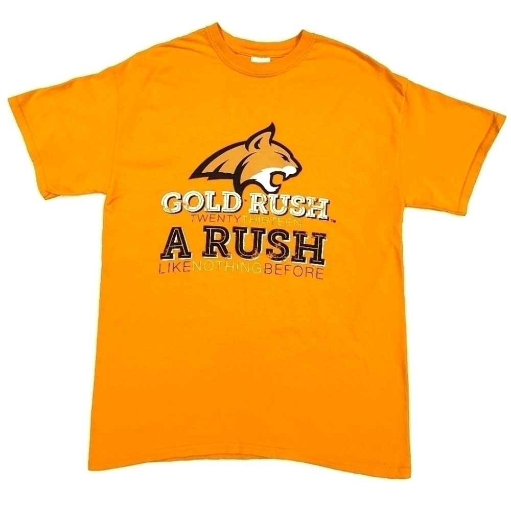 3/$20 MSU bobcats gold rush 2013 t-shirt